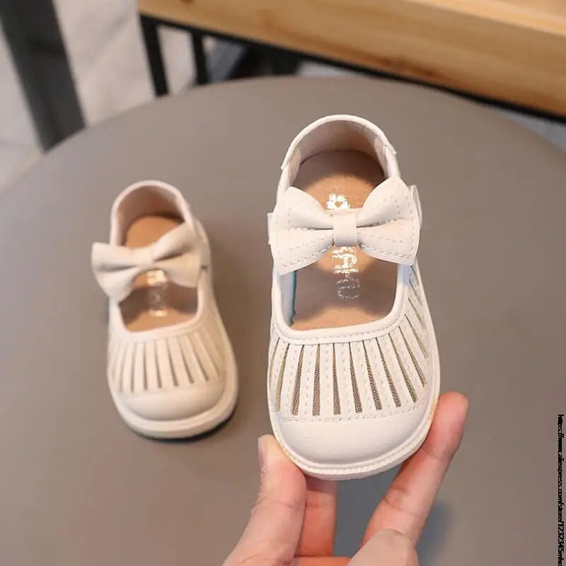 Kids Girls Summer Mīksto zoli Zieds Solid Ikdienas Sandales Princeses Apavi bērniem Jauni Pavasara Bērnu Apavi Bērnu Ikdienas apavi