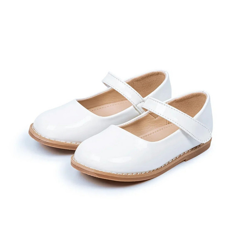 Zapatos Niña Παιδικά Δερμάτινα Παπούτσια Γνήσιο Δερμάτινο Μονό Παπούτσι για κορίτσι Παπούτσια Princess Μαλακή σόλα Παπούτσια χορού Mary Jane Παπούτσια Παιδικά παπούτσια