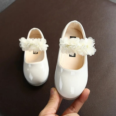 Pantofi de mers fetite copii din piele PU Floare mare Pantofi Printesa de vara Petrecere Nunta Pantofi de dans fetite