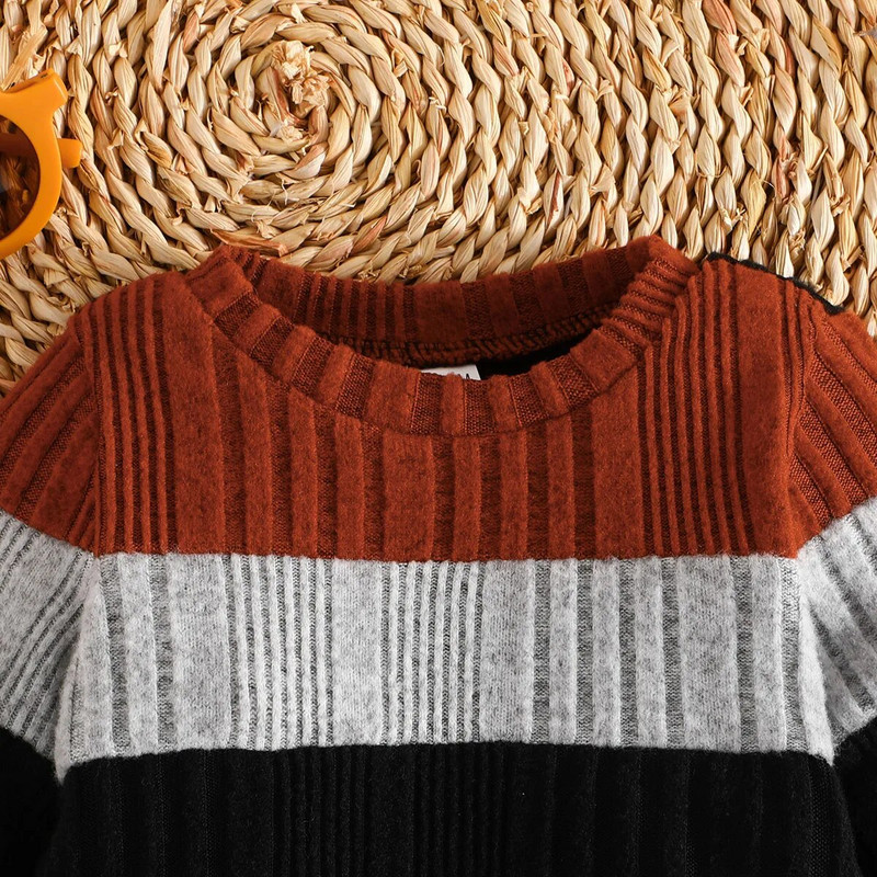 Zīdaiņu apģērbu komplekts zēniem no 3 līdz 24 mēnešiem, silts ziemas džemperis ar garām piedurknēm un garajām biksēm, apģērba tērps jaundzimušajam