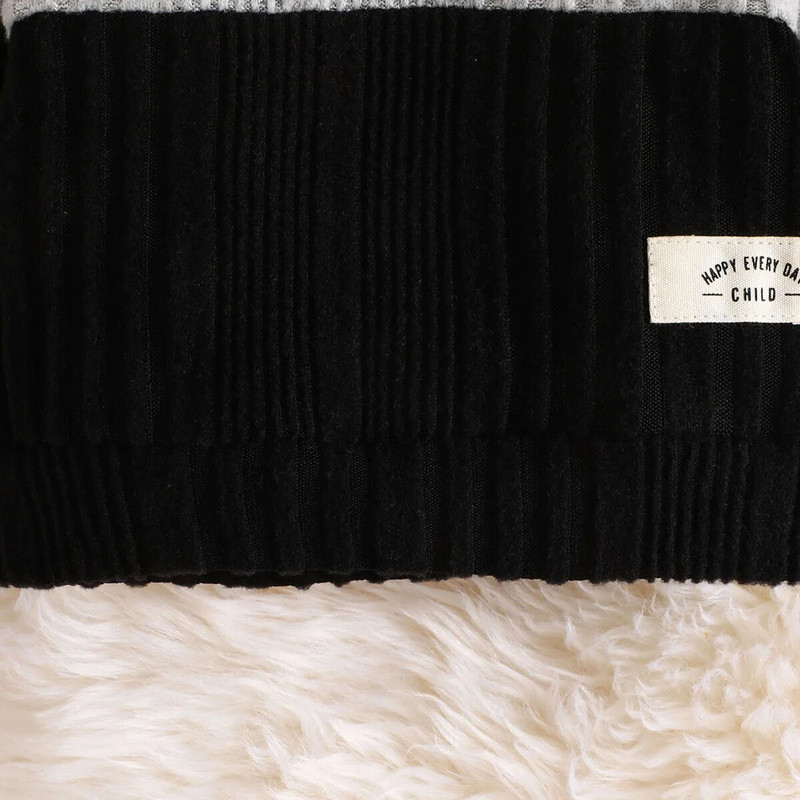 Zīdaiņu apģērbu komplekts zēniem no 3 līdz 24 mēnešiem, silts ziemas džemperis ar garām piedurknēm un garajām biksēm, apģērba tērps jaundzimušajam