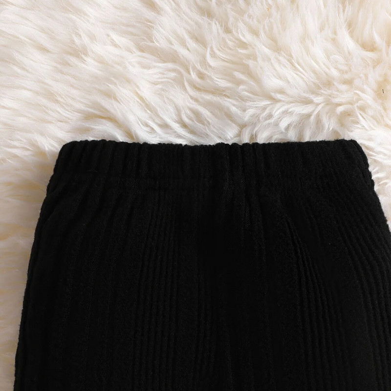 Zīdaiņu apģērbu komplekts zēniem no 3 līdz 24 mēnešiem, silts ziemas džemperis ar garām piedurknēm un garajām biksēm, apģērba tērps jaundzimušajam