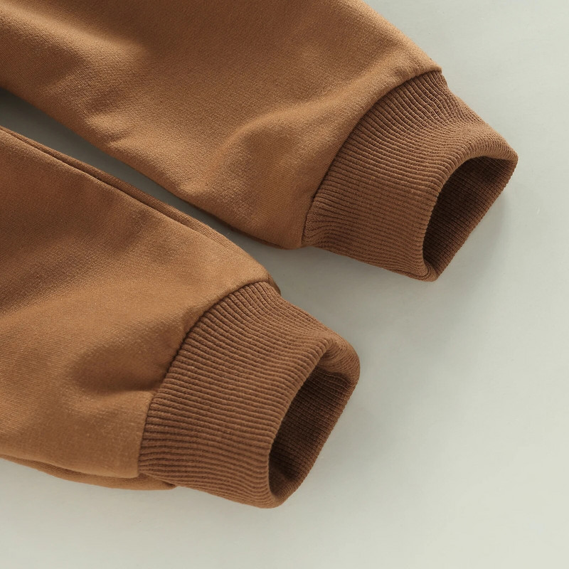 Imiku vastsündinu beebi tüdrukutele poistele 2 tk riietus, kirjatrükiga ümar kaelus pikkade varrukatega dressipluusid + elastne vööpükste komplekt 0-3T