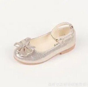 Bērnu plakani apavi pavasara rudens meitenei ādas apavi Cute Bow Diamond Kids Baby