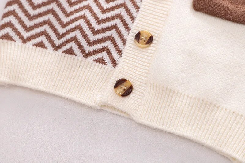 Φθινοπωρινή Boutique Παιδικά Ρούχα Βρεφικά ρούχα 9 έως 12 μηνών Πλεκτό αμάνικο γιλέκο + τζιν πουκάμισα + παντελόνι 3 τμχ Σετ για αγόρια