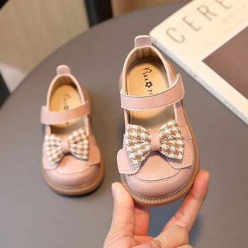 Παπούτσια για κορίτσια 2023 Ανοιξιάτικο παπούτσι με δερμάτινο φιόγκο Princess Παπούτσια 1-3 ετών για παιδικά παπούτσια για κορίτσια μαλακή σόλα για περπάτημα παιδικό παπούτσι여아구두
