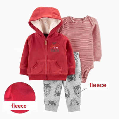 zīdaiņu Baby bebes Boy Girl drēbju komplekts, jakas ar garām piedurknēm ar kapuci bodiju bikses, 3 gab mazuļa apģērbs, jaundzimušā drēbes kokvilnas