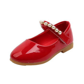 Кожени обувки за момичета Zapatos Niña 2023 Нови перлени обувки за принцеса, модни обувки на Мери Джейн, обувки на Лорита, детски обувки, рокли за момичета