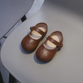 Βρεφικά παπούτσια για κορίτσια 2022 Άνοιξη φθινόπωρο Βρεφικά παπούτσια για νήπια Άνετα με μαλακή σόλα, αντιολισθητικά Παιδικά καθημερινά δερμάτινα παπούτσια