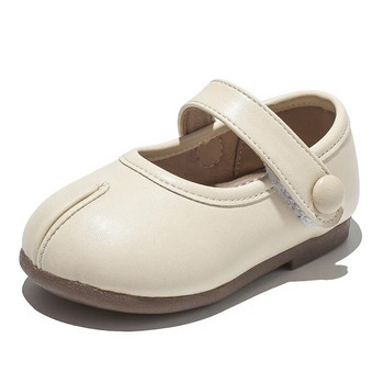 Бебешки обувки за момичета 2022 Пролет Есен Бебешки обувки за малки деца Удобни нехлъзгащи се меки подметки Детски ежедневни кожени обувки