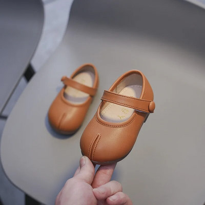 Meiteņu apavi 2022. gada pavasara rudens zīdaiņu apavi zīdaiņiem Ērti, mīksta zole, neslīdoši bērnu apavi ikdienas ādas apavi bērniem