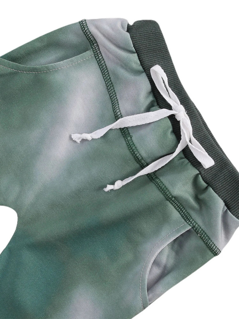 Citgeett pavasara jaundzimušo mazuļu drēbju komplekts ar garām piedurknēm sporta krekli, topi + bikses zīdaiņu apģērbu komplekti, mazuļu tērpi