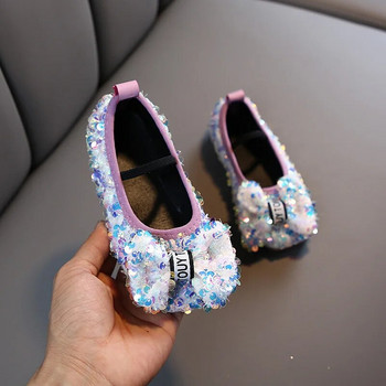 Δερμάτινα παπούτσια για κορίτσια 2023 Φθινόπωρο νέο φιόγκο Princess Παιδικά παπούτσια Ευέλικτο επίπεδο παιδικό παπούτσι για κορίτσι Παπούτσια κορεατικά Princess Παπούτσια Mary Jane