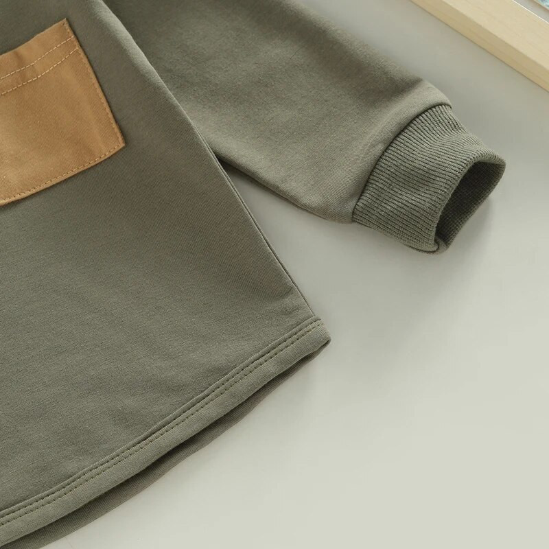 ma&baby 0-3G Toddler Zīdainis Bērns Zēns Meitenes Drēbju Komplekts Kabata Garās Piedurknes Topi Svītrainas Bikses Ikdienas rudens pavasara tērpi