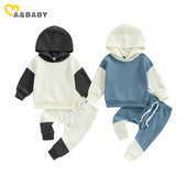 Ma&Baby 0-3Y vastsündinu beebi poiss tüdrukule riidekomplekt pikkade varrukatega topid Püksid vabaaja komplektid väikelapse dressid