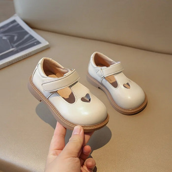 Δερμάτινα παπούτσια για κορίτσια βρετανικού στυλ Princess Fashion Shoes Hollow Out Breathable Casual Παιδικά Παπούτσια Chaussure Enfant Fille