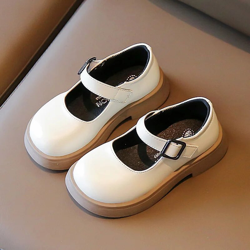 Laste nahast kingad Basic Mary Jane`i kingad õpilastele mõeldud mustad koolikingad tüdrukutele, platvormprintsessikingad Oxfordi kingad 20R