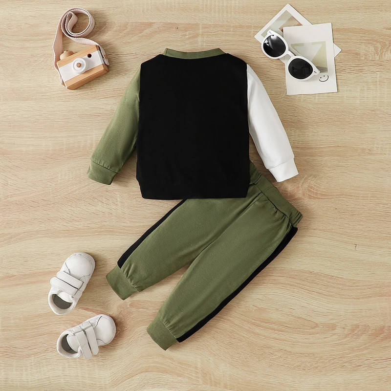 Rudens ziema 2gab. 0-3 gadi mazuļu zēnu apģērbu komplekts, rūtains, garām piedurknēm, bikses, tērpi, mazi bērni 6 9 12 18 24 mēneši, bērni, bērni