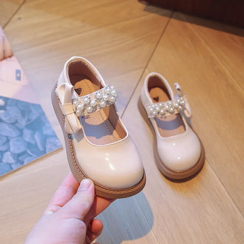 туфли для девочки Μόδα δερμάτινα παπούτσια για κορίτσια Άνοιξη γλυκό παπούτσι πριγκίπισσας Νέο βρετανικό διαμαντένιο μαλακό πάτο ευέλικτο παιδικό παπούτσι아기 신발