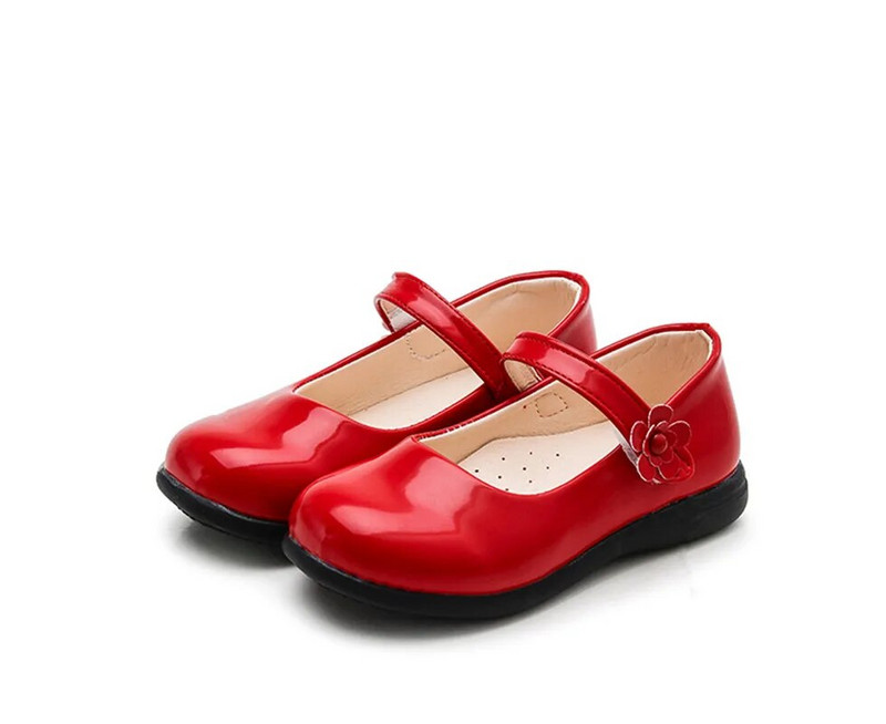 2023. gada pavasaris Jauns Bērnu Meiteņu apavi melni Studentu Ādas Apavi Meiteņu Bērnu Skolas Apavi Melns Sarkans Balts 3 4 5 6 7 8 9 10 15Gads