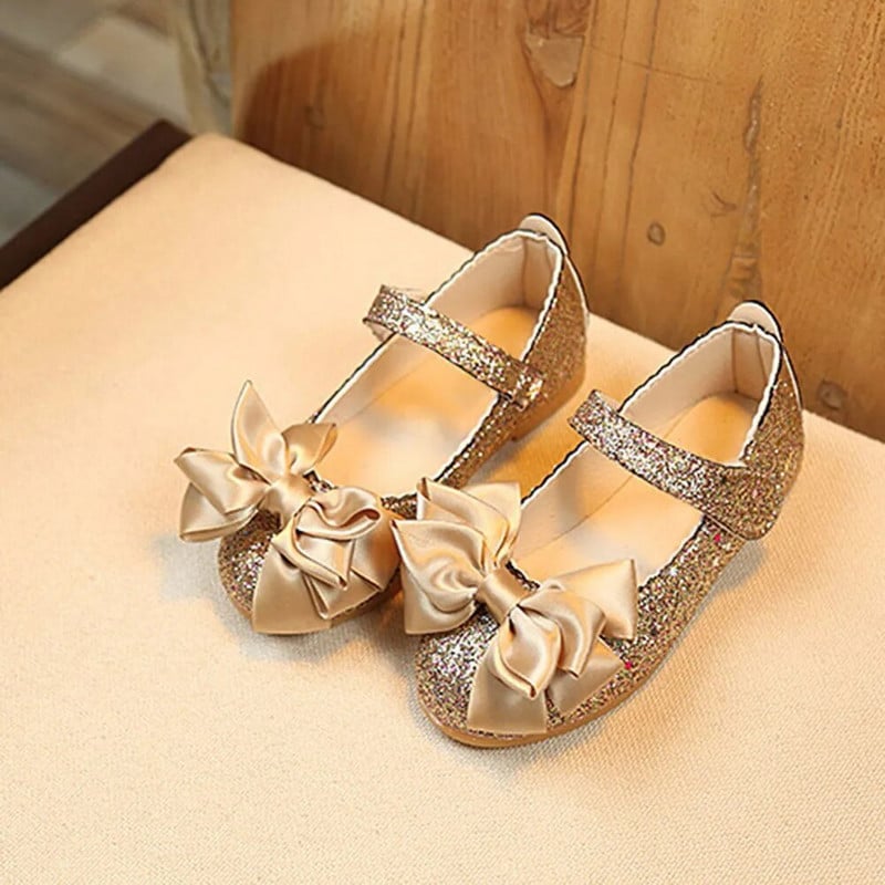 1–6 metų vaikams mergaitė princesė Bowknot Dance Nubuko odiniai vienviečiai batai mergaitėms laisvalaikio minkšti vakarėlių batai prekės ženklo šokių batai vaikams