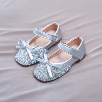 Βρεφικά παπούτσια για κοριτσάκια Δερμάτινα φλατ Princess Rhinestone Bling φόρεμα Παπούτσια για πάρτι γαμήλια παράσταση Παιδικά παπούτσια για νήπια