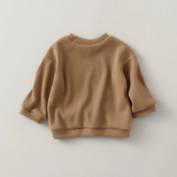 Пролетно-есенен комплект дрехи за момчета 2бр. Памучен пуловер + панталони за 0-3 години Детски екипи Комплекти дрехи за прохождащи момичета и момчета