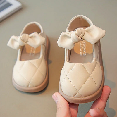 Rudens meitenes Mary Janes šūšanas tauriņš, jauka vienkrāsaina bērnu ādas apavi, plakana āķa cilpa, elpojoša maza bērnu apavi 21-30