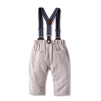 Βρεφικά ρούχα για μωρά αγόρια 2 3 ετών με παπιγιόν παντελόνι Gentleman Παιδικά ρούχα Παιδικά ρούχα Βρεφικά ρούχα 3 6 9 12 18 24 μηνών