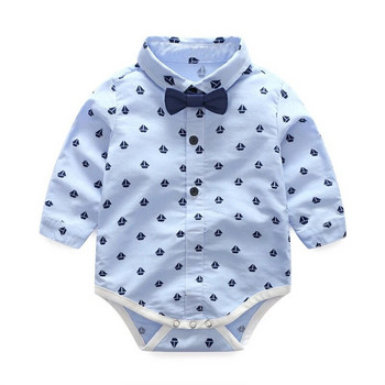 Βρεφικό γιλέκο για αγοράκι Romper ιστιοπλοϊκό παντελόνι Παπιγιόν Παιδικά ρούχα για πάρτι Κοστούμια 3 6 9 12 μηνών Νεογέννητο αγόρι στολή