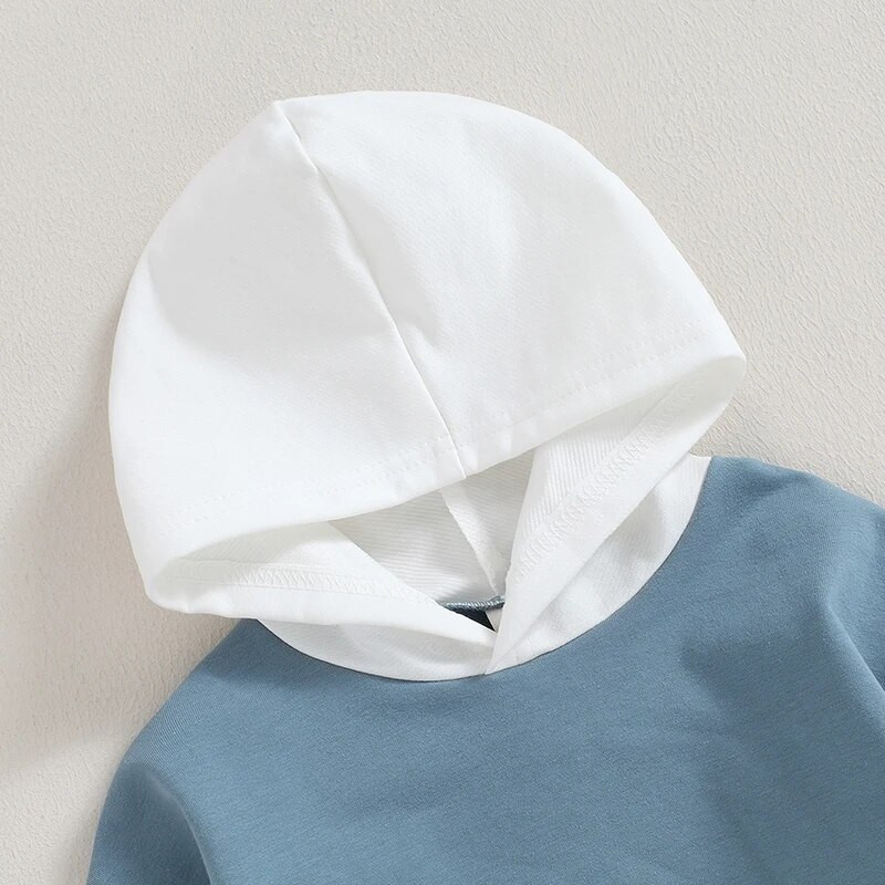 Talvine sügis Beebikomplektid Laste riided Komplektid Mood Kontrastsed Värvid Pikad varrukad Pusa Pusa Püksid Ülikond väikelapse ülikonnale