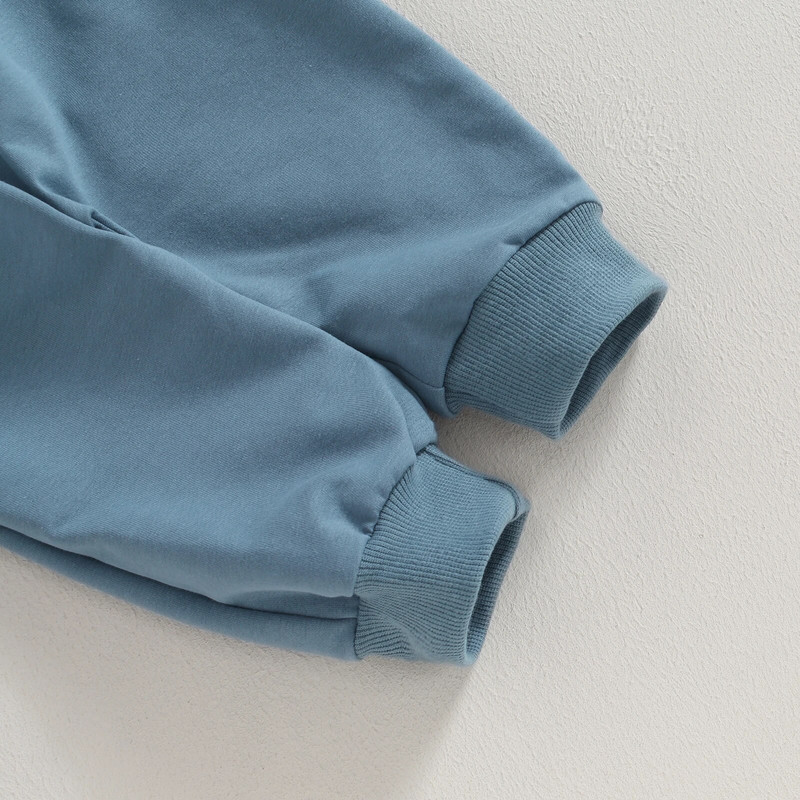 Talvine sügis Beebikomplektid Laste riided Komplektid Mood Kontrastsed Värvid Pikad varrukad Pusa Pusa Püksid Ülikond väikelapse ülikonnale