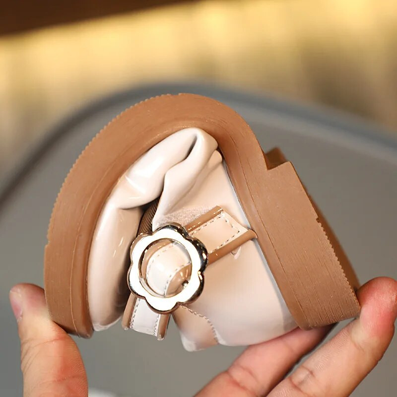 Moodsad nahast kingad lastele Printsess Väikelastele Tüdrukute kingad Lilled vabaaja korterid Lastepeokingad Pulmakingad Mary Janes 2022