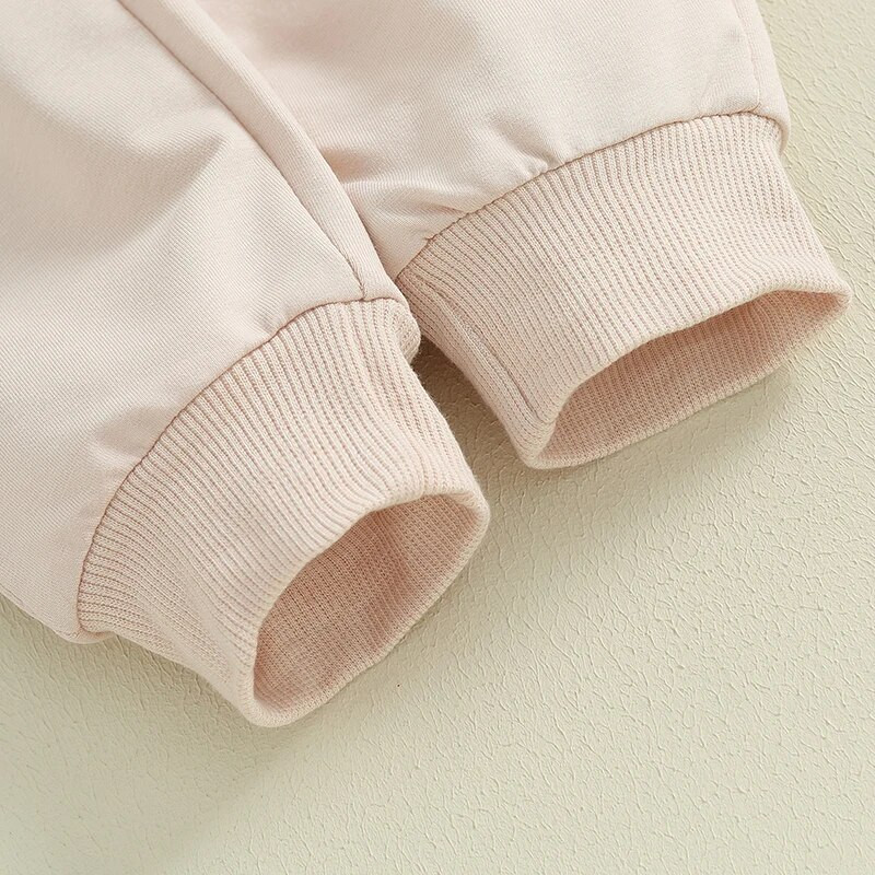 Väikelapsed Lapsed Poisid Tüdrukud Sügisrõivad Komplektid Pikkade varrukatega Kirjatrükiga Pullover Pusa ühevärvilised Taskupüksid Vabaaja rõivad