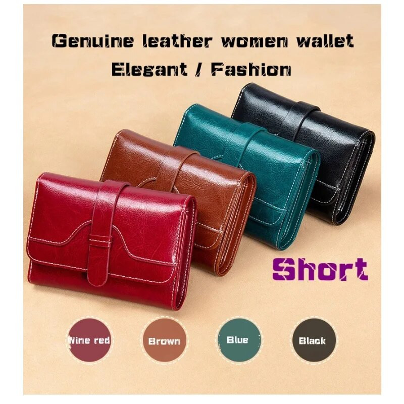 Augstas kvalitātes sieviešu  maks Sieviešu RFID pretaizdzīšanas karšu turētāja monētu maka maki sievietēm sajūga soma