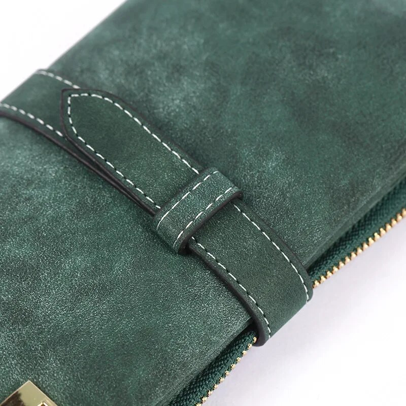 2024. gada cieta aukliņa, nubuka ādas rāvējslēdzējs, garš sieviešu maka tālruņa soma Luksusa zīmola maki Dizaina somiņa karšu turētāja sajūgs