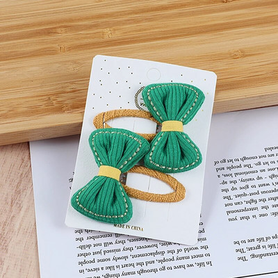 2Gb Bow Ziedi Matu sprādze Meitene Jauki Matu lentes Matu Aksesuāri Ar rokām darināts audums Galvassegas Matadatas Karikatūra Matadata Galvassega Dāvana