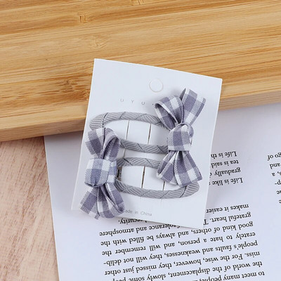 2Gb Bow Ziedi Matu sprādze Meitene Jauki Matu lentes Matu Aksesuāri Ar rokām darināts audums Galvassegas Matadatas Karikatūra Matadata Galvassega Dāvana