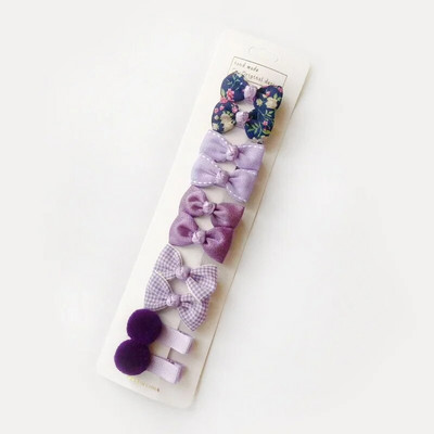10 bucăți/set agrafe de păr pentru bebeluși Accesorii pentru bentită pentru bebeluși Agrafă de păr pentru copii din bumbac Agrafă de păr pentru fetiță Accesorii pentru păr pentru copii