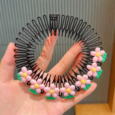 Bērni Y2k Zvaigzne Krāsaini Matu Ķemme Salauzta Galvas Lente Matu Spraudītes Zaķītis Jauka Galvassega Princese Meitenes Iegareni Matu Aksesuārs