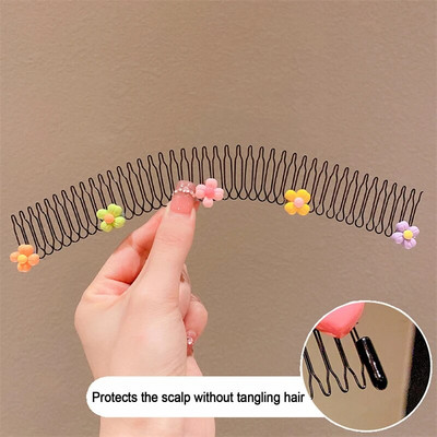 Bērni Y2k Zvaigzne Krāsaini Matu Ķemme Salauzta Galvas Lente Matu Spraudītes Zaķītis Jauka Galvassega Princese Meitenes Iegareni Matu Aksesuārs