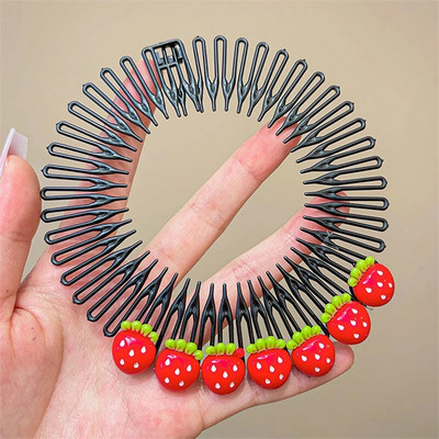 Bērni Y2k Zvaigzne Krāsaini Matu Ķemme Salauzta Galvas Lente Matu Spraudītes Zaķītis Jauka Galvassega Princese Meitenes Iegareni Matu Aksesuārs