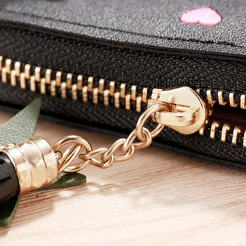 Γυναικείο μικρό πορτοφόλι 1 ΤΕΜ. Γυναικείο πορτοφόλι με φούντα Χαριτωμένο κορίτσι Κοντό φερμουάρ Lovely Pu Δερμάτινο τσαντάκι με κέρματα Γυναικείο πορτοφόλι χειρός