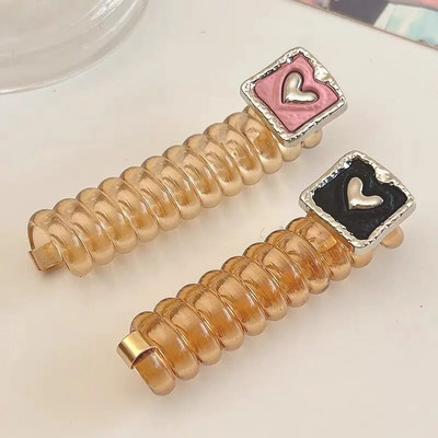 2 tk Candy Color Telefoni traat Hiar Bands Tüdrukute Elastsus Kummipael Elastsed Juuksepaelad Juuksenöör Lastele Scrunchy Peapaelad