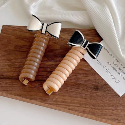 2 tk Candy Color Telefoni traat Hiar Bands Tüdrukute Elastsus Kummipael Elastsed Juuksepaelad Juuksenöör Lastele Scrunchy Peapaelad