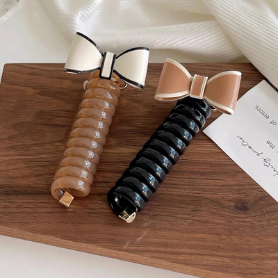 2 tk Candy Color Telefoni traat Hiar Bands Tüdrukute Elastsus Kummipael Elastsed Juuksepaelad Juuksenöör Lastele Scrunchy Peapaelad