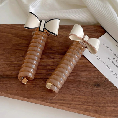 2 tk Candy Color Telefoni traat Hiar Bands Tüdrukute Elastsus Kummipael Elastsed Juuksepaelad Juuksenöör Lastele Scrunchy Peapaelad