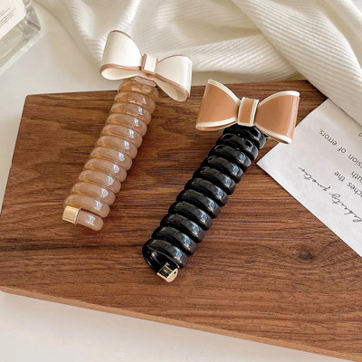 2 tk Candy Color Telefoni traat Hiar Bands Tüdrukute Elastsus Kummipael Elastsed Juuksepaelad Juuksenöör Lastele Scrunchy Peapaelad