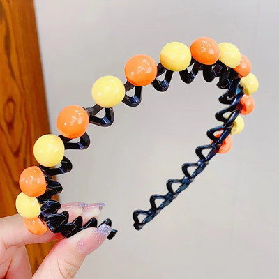 Armas värviline lilleline ümmargune täht Heart Wave metallist juuksepael Tüdrukutele Ilusad Juuksed Kaunista Peapael Lastele Armsad Juuste Aksessuaarid