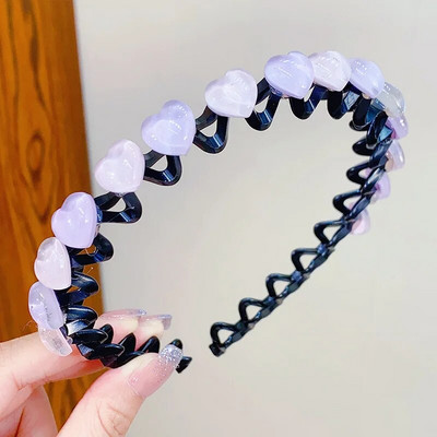 Armas värviline lilleline ümmargune täht Heart Wave metallist juuksepael Tüdrukutele Ilusad Juuksed Kaunista Peapael Lastele Armsad Juuste Aksessuaarid